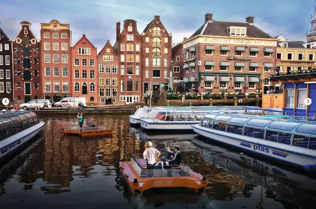 An autonomous self-driving fleet of Boat for Amsterdam Waterways Research