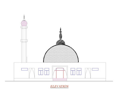 Elevation of the Grand Mosque Elevation of the Grand Mosque