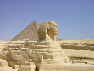 Giza Pyramid Complex in EGYPT