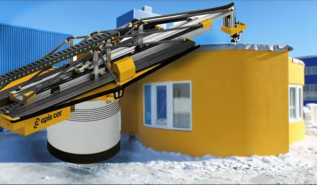 Apis Cor Constructed this house with Drone Technology in 24 hours Apis Cor Constructed this house with Drone Technology in 24 hours