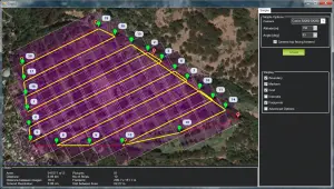 GPS surveying instrument receives signals from GPS satellites