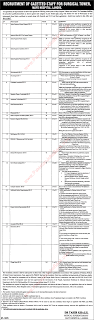 Recruitment of Civil Engineering Staff for Surgical Tower, Mayo Hospital, Lahore November, 2017