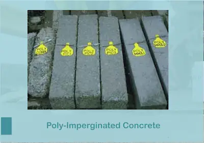 “Composite Concrete mixture with polymers to supplement or substitute completely cement as a binder – is termed as Polymer Concrete” 