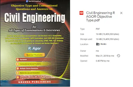 [PDF] Civil Engineering Objective Type by R. Agor ▽ free Download ▽