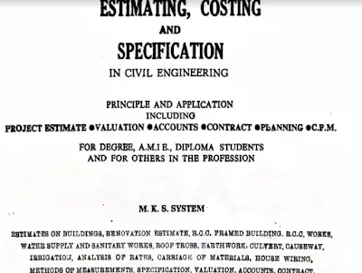 [PDF] Estimating Costing Book by M.Chakraborthy ▽ free Download ▽