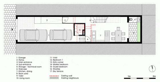 First Floor Plan - Design: AHL architects associates