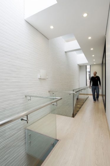 View of the passageways and skylights for the entry of natural light