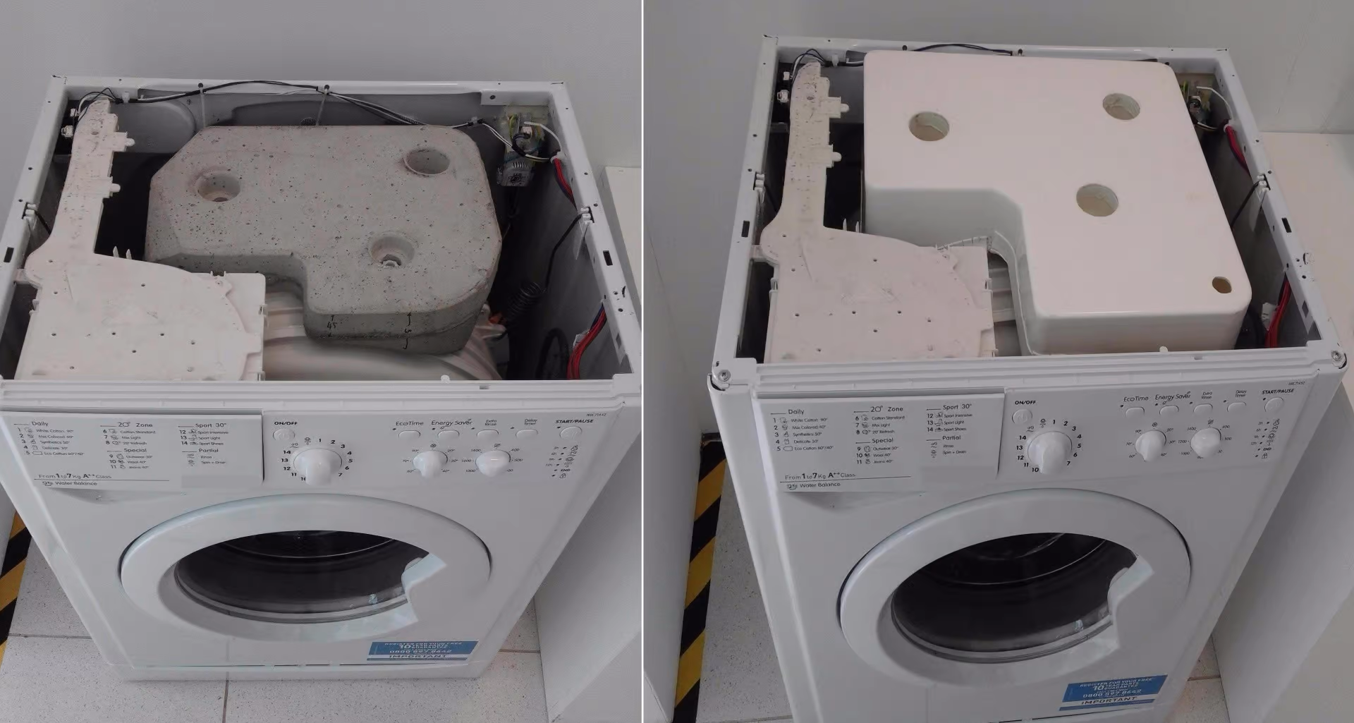 Concrete in washing machine? (mystery solved) Iamcivilengineer