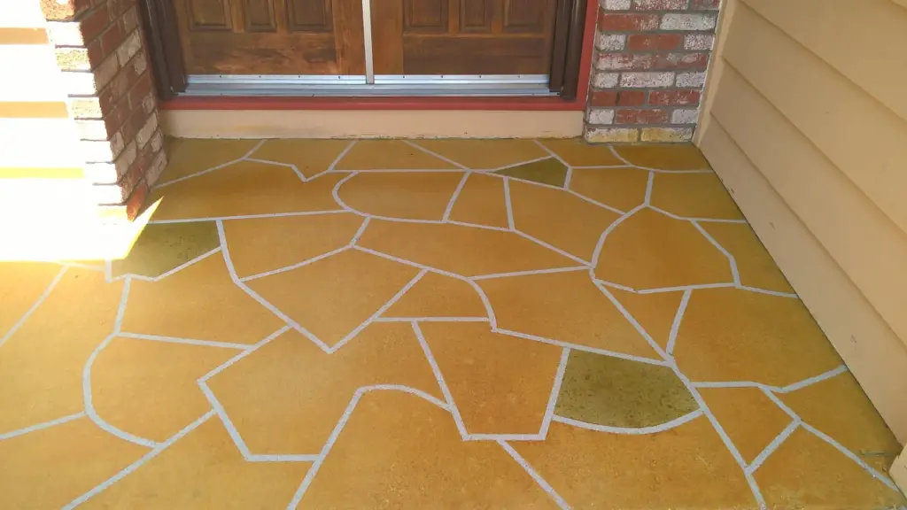 How to Paint Concrete Floors to Look Like Stone?