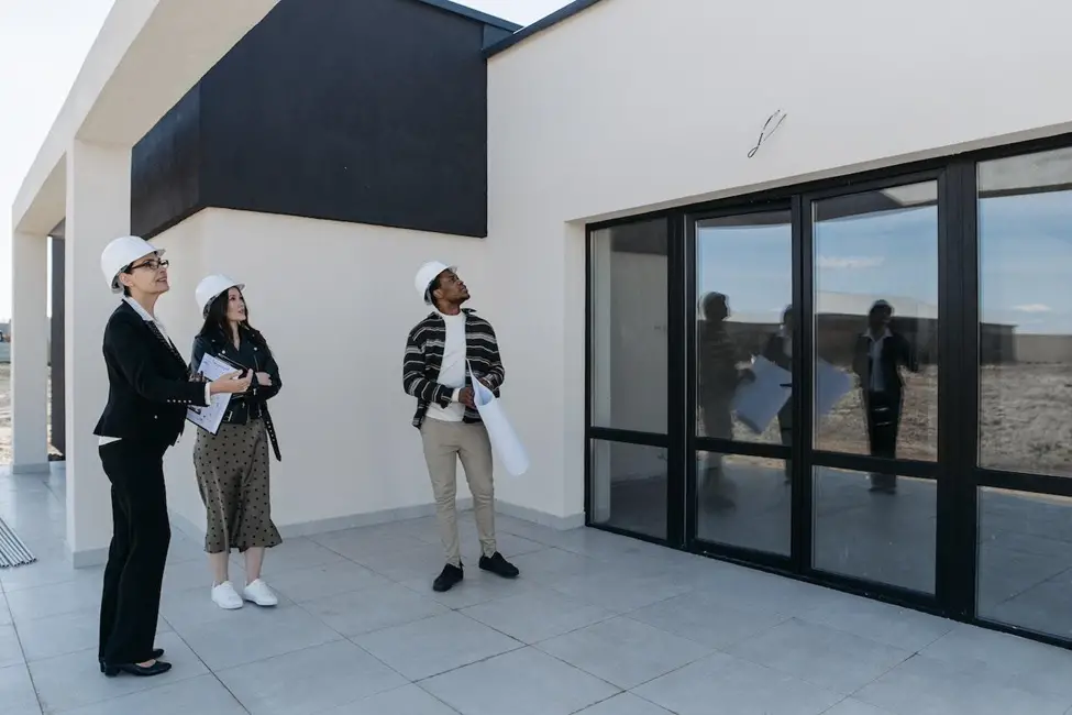 a couple checking new build homes in Knoxville