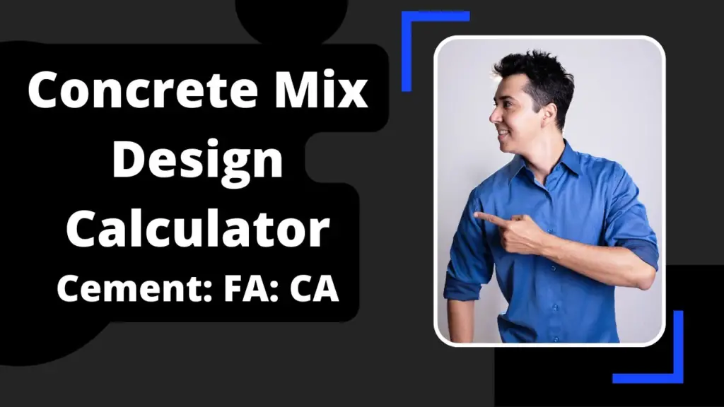 Concrete Mix Ratio Calculator - Concrete Mix Calculator