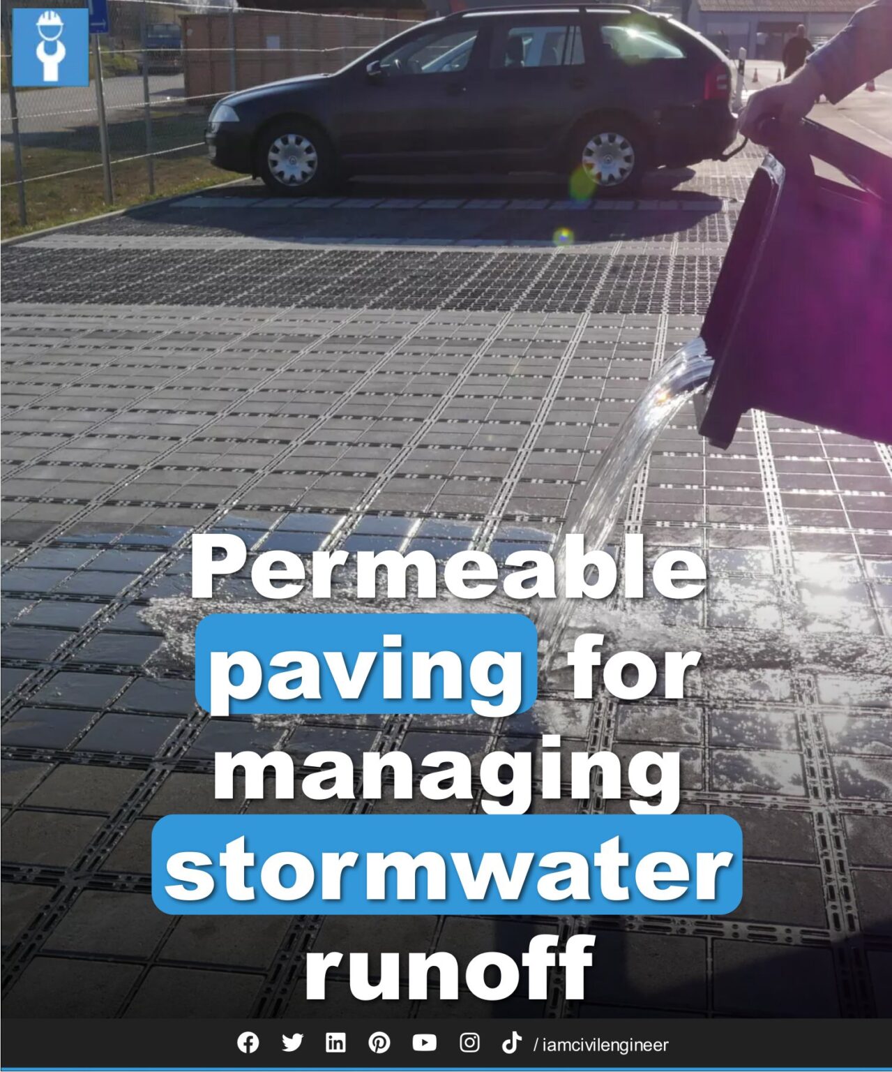 Permeable paving for managing stormwater runoff [VIDEO] - Iamcivilengineer