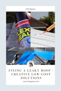 Temporary fix for a leaking roof – Simple & Effective way to stop that