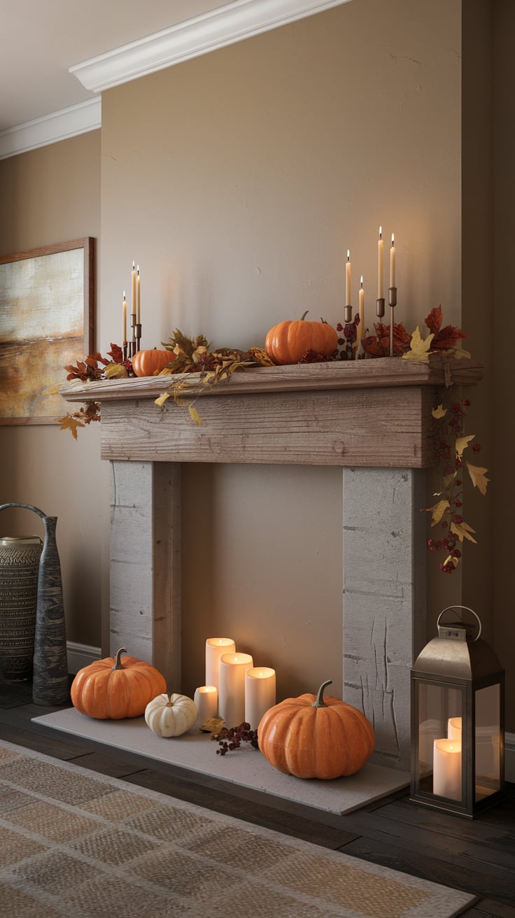 22 Fall Mantel Decor Ideas For A Festive Display - Iamcivilengineer