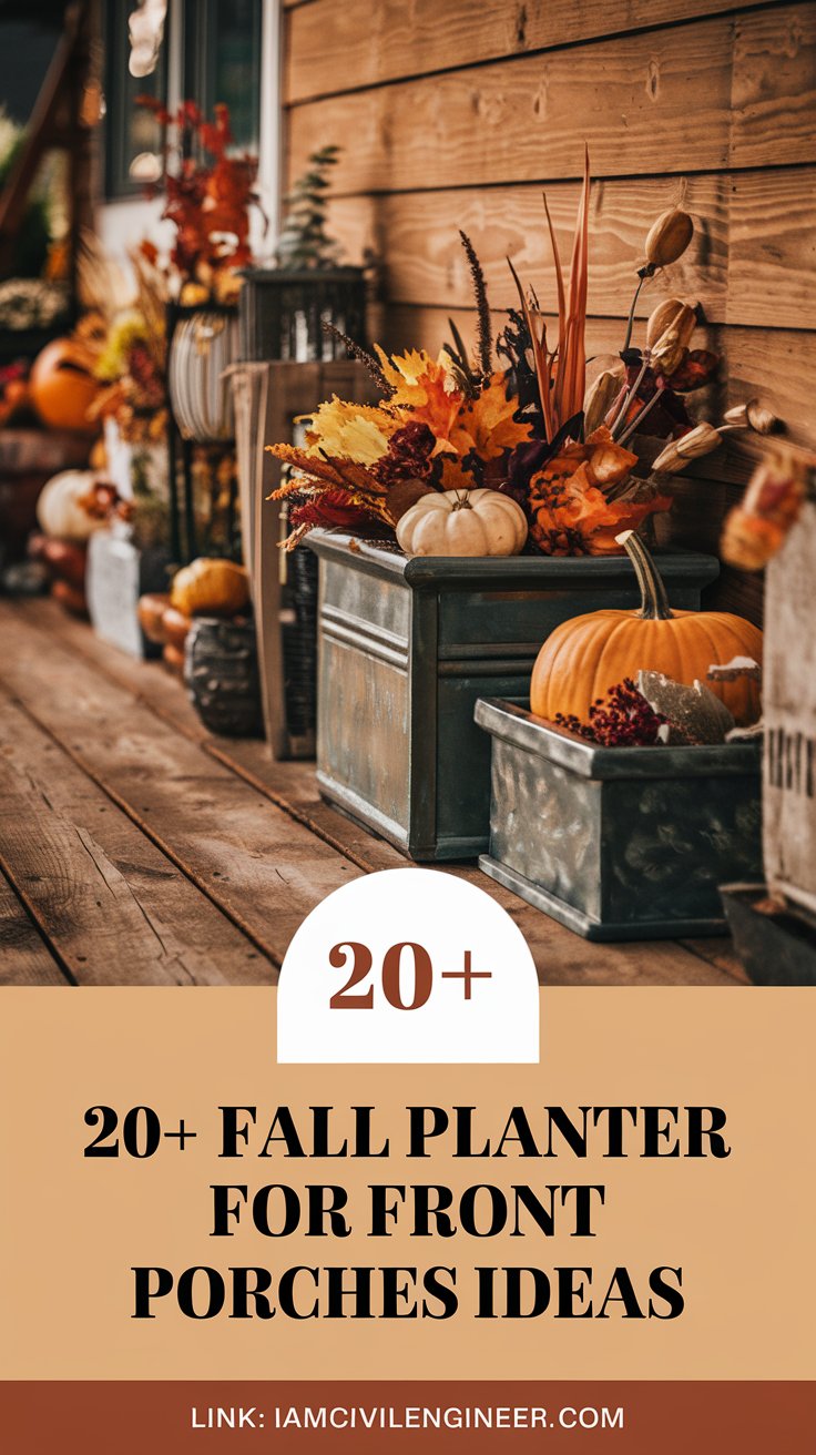 20+ Stunning Front Porch Planter Ideas