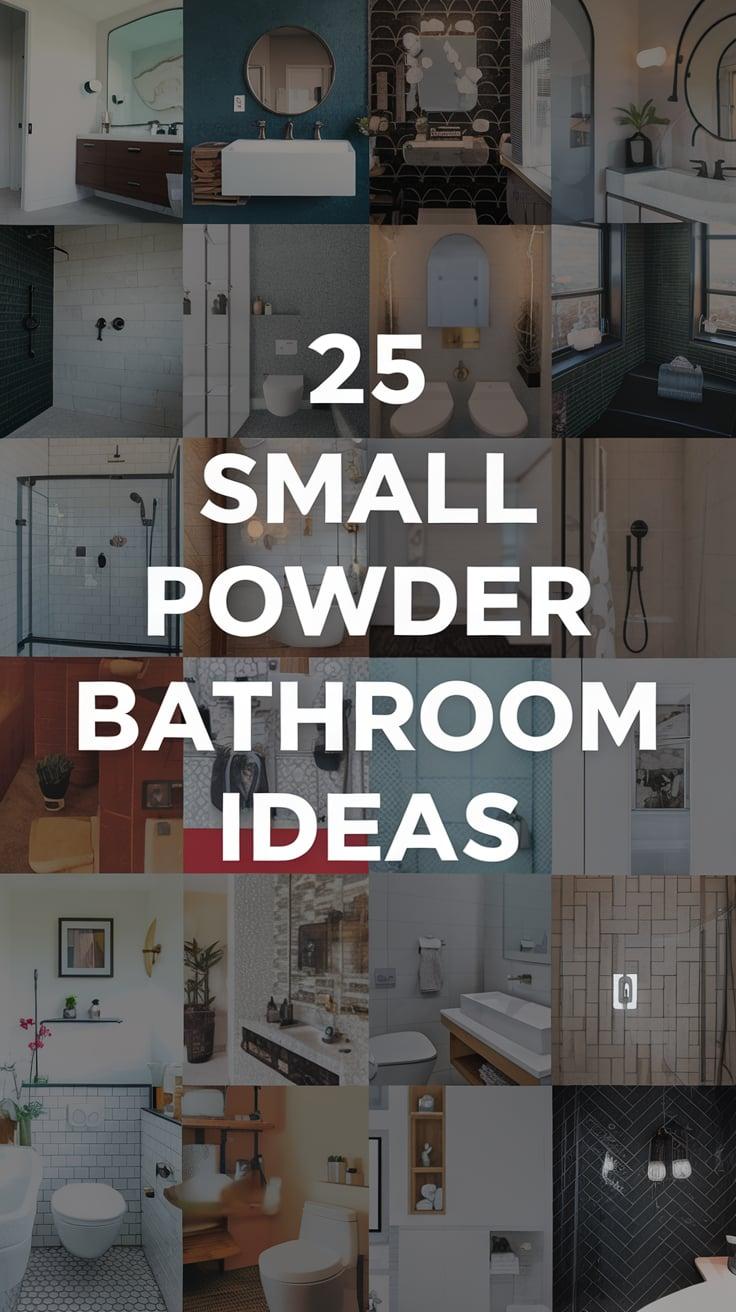 25 Small Powder Bathroom Ideas - Iamcivilengineer