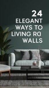 24 Elegant Ways to Decorate Living Room Walls