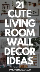 21 Cute Living Room Wall Decor Ideas To Copy Now