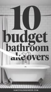 10 Budget Bathroom Makeovers