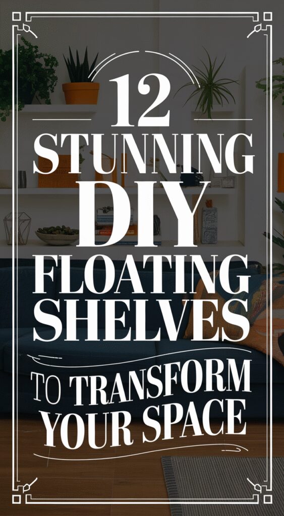 12 Gorgeous DIY Floating Shelf Ideas for Every Room