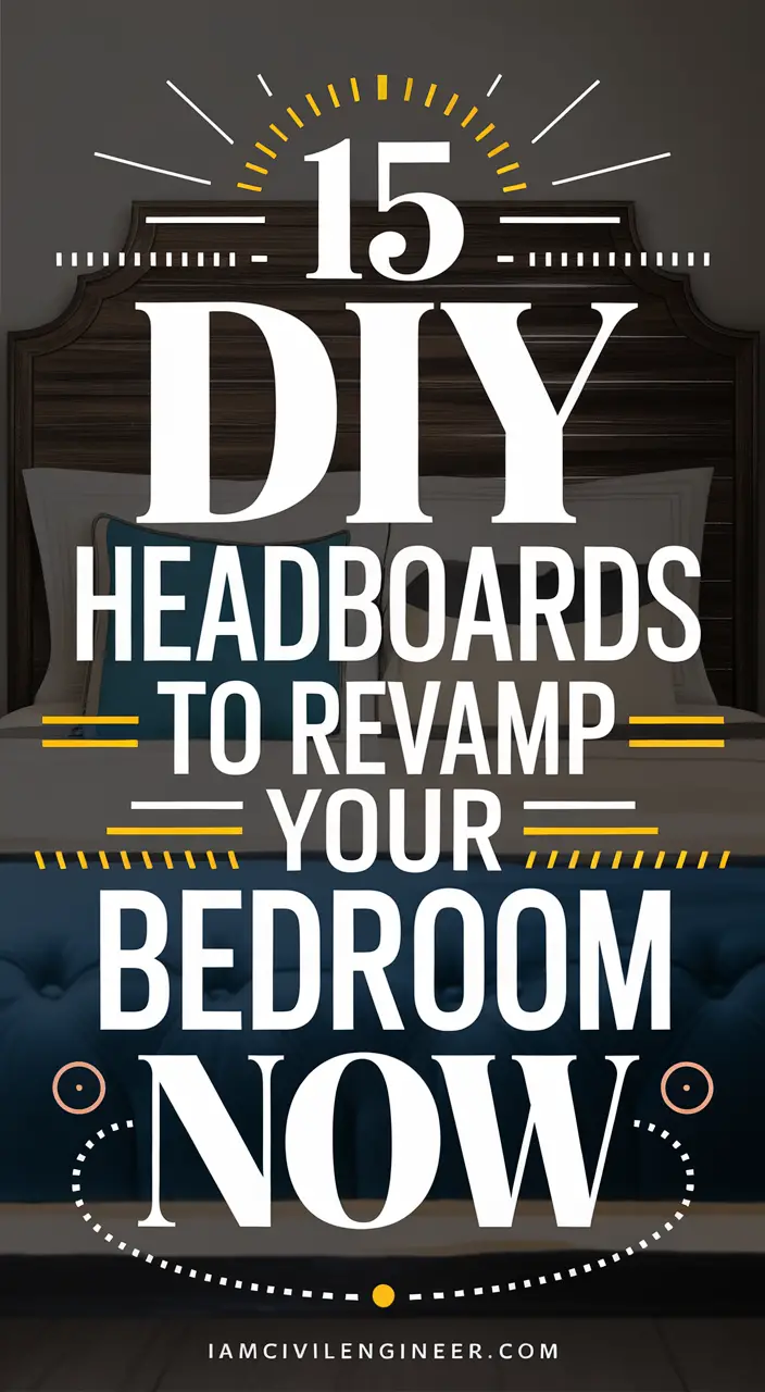 15 DIY Headboard Ideas for a Luxurious Bedroom Makeover