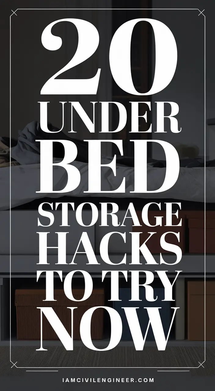 20 Clever Under-Bed Storage Ideas to Maximize Space