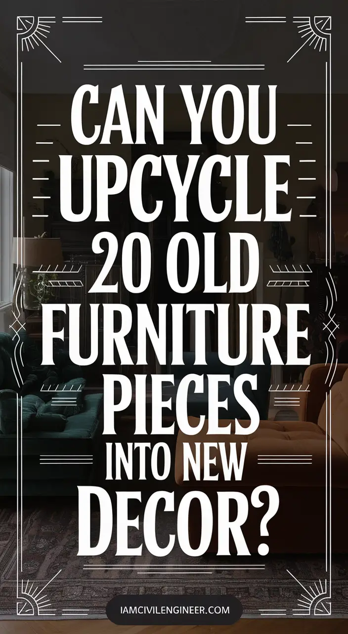20 Creative Ways to Repurpose Old Furniture into Stunning Decor