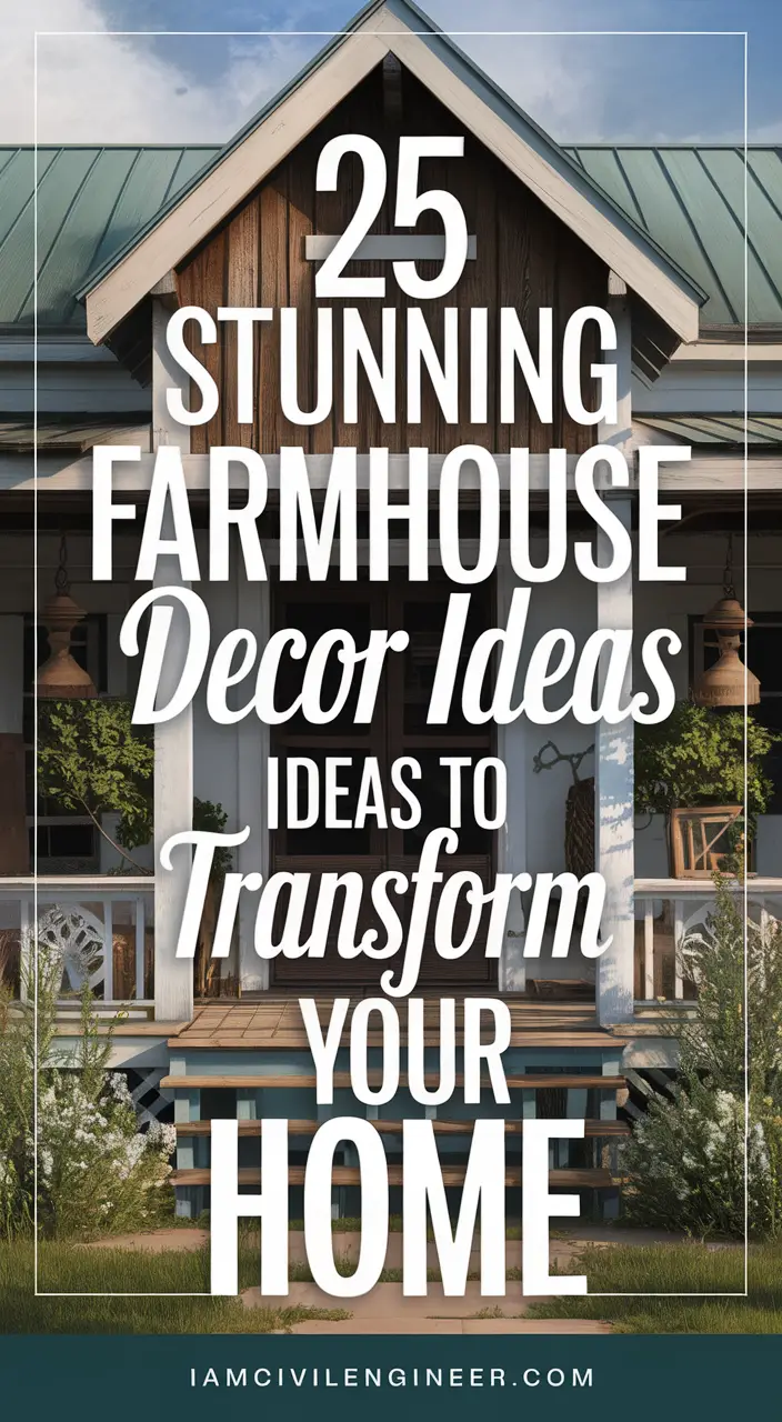 25 Beautiful Farmhouse Decor Ideas for Every Room