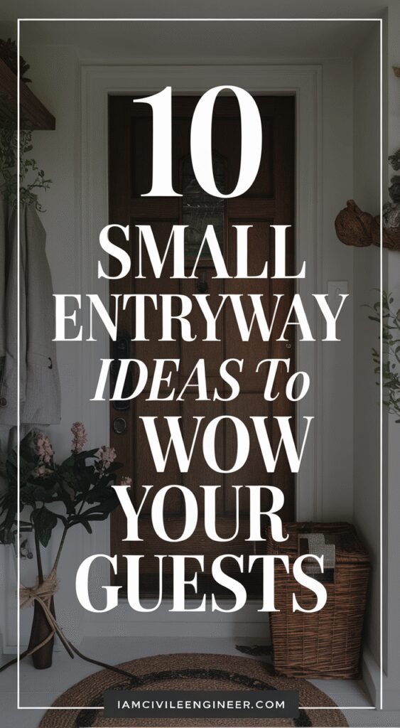 10 Small Entryway Ideas to Wow Your Guests – Iamcivilengineer