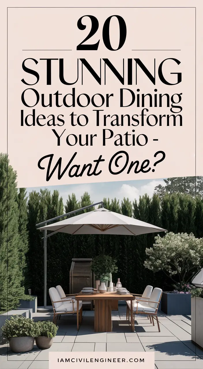 20 Dreamy Outdoor Dining Ideas for a Pinterest-Perfect Patio