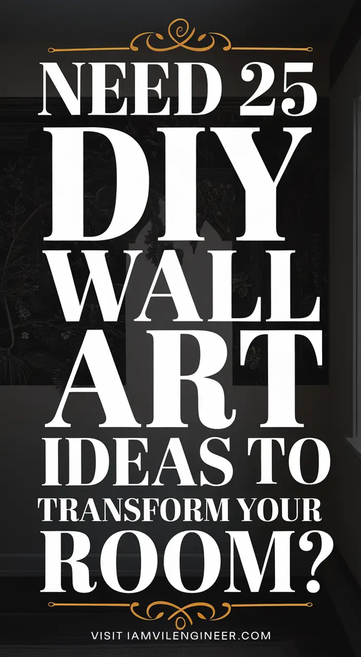 25 DIY Wall Art Ideas That Add Instant Charm to Any Room