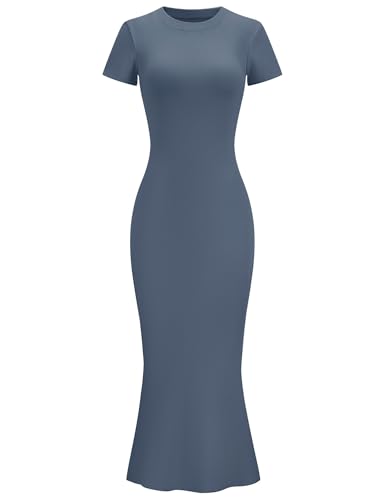 LOMON Dresses for Women 2024 Summer Maxi Casual Long Elegant