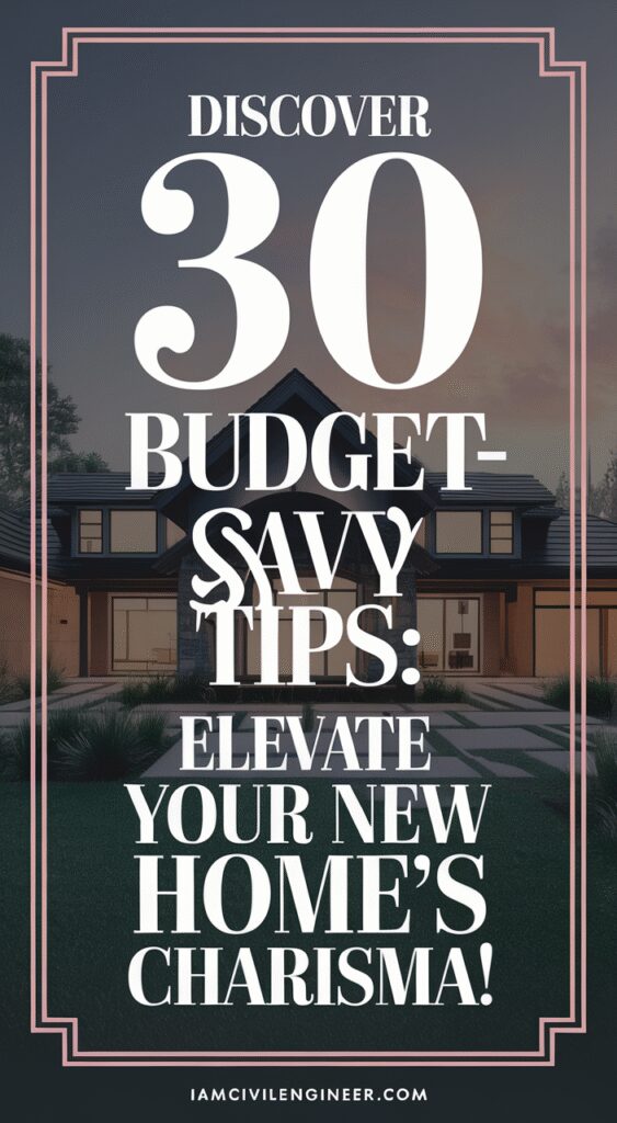 30 Budget-Friendly Ways to Add Character to a New Home