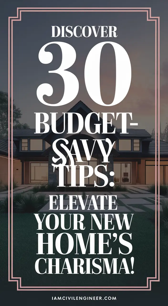 30 Budget-Friendly Ways to Add Character to a New Home
