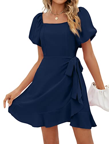 SAMPEEL Casual Dresses for Women 2025 Flowy Short Sleeve Summer